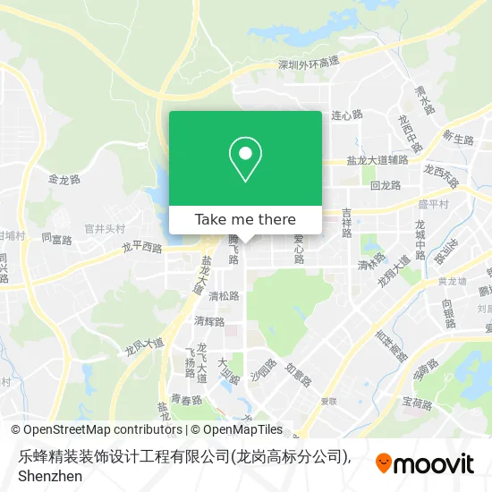 乐蜂精装装饰设计工程有限公司(龙岗高标分公司) map