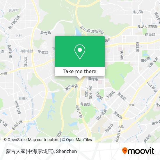 蒙古人家(中海康城店) map