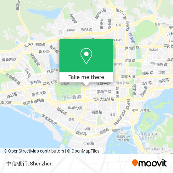 中信银行 map