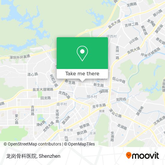 龙岗骨科医院 map
