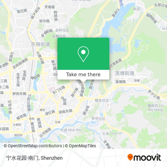 宁水花园-南门 map