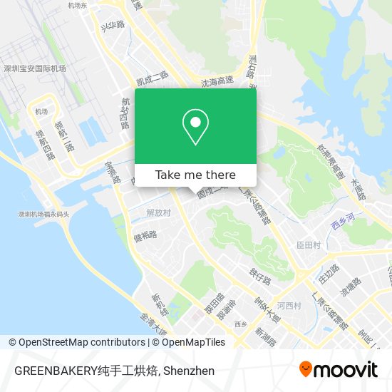 GREENBAKERY纯手工烘焙 map