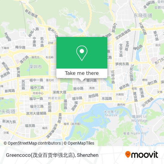 Greencoco(茂业百货华强北店) map