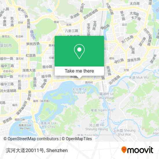 滨河大道20011号 map