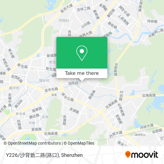 Y226/沙背坜二路(路口) map