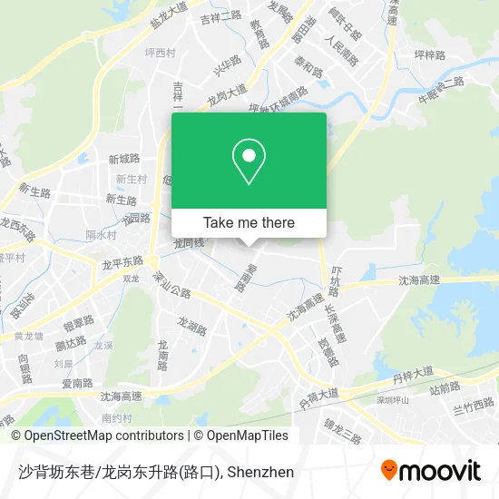 沙背坜东巷/龙岗东升路(路口) map