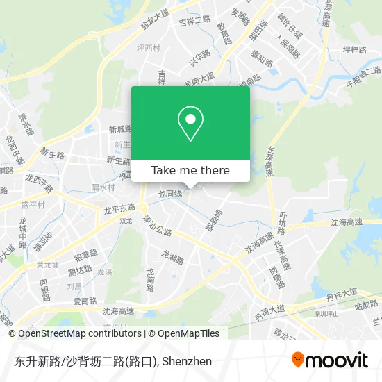 东升新路/沙背坜二路(路口) map