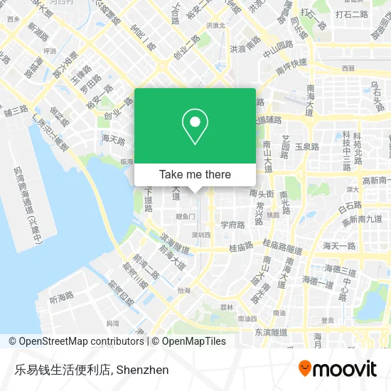 乐易钱生活便利店 map