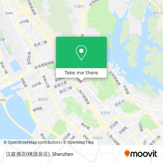 汉庭酒店(桃源居店) map