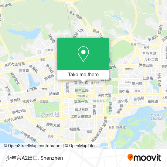 少年宫A2出口 map