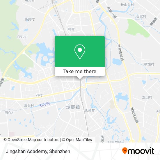 Jingshan Academy map