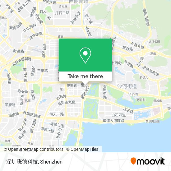 深圳班德科技 map