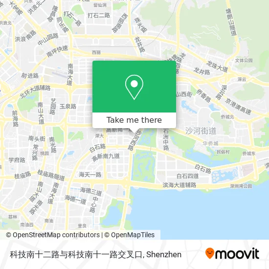 科技南十二路与科技南十一路交叉口 map