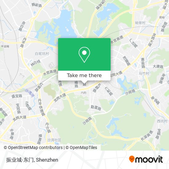 振业城-东门 map