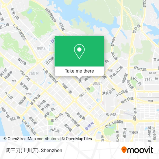 周三刀(上川店) map