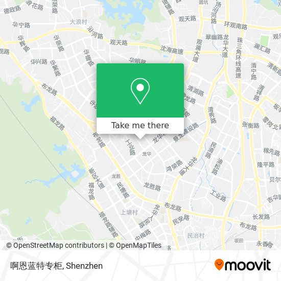 啊恩蓝特专柜 map