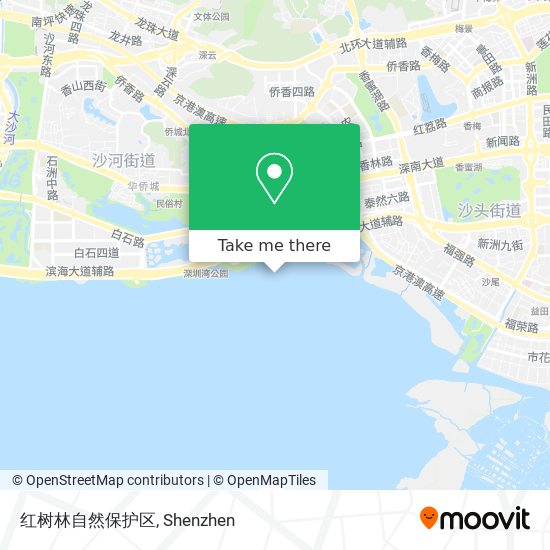 红树林自然保护区 map