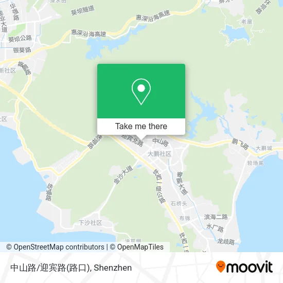 中山路/迎宾路(路口) map