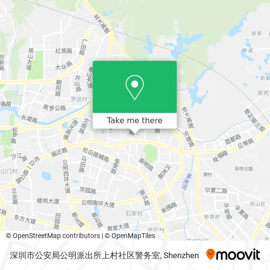 深圳市公安局公明派出所上村社区警务室 map