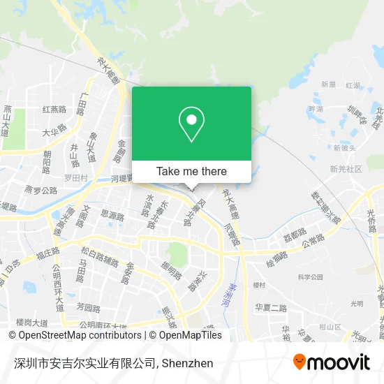 深圳市安吉尔实业有限公司 map