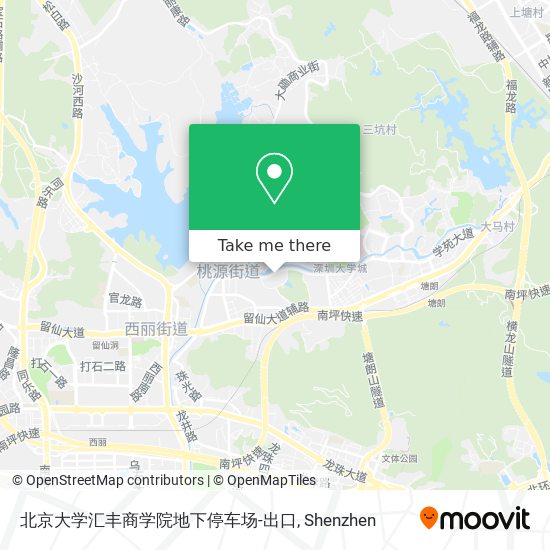 北京大学汇丰商学院地下停车场-出口 map