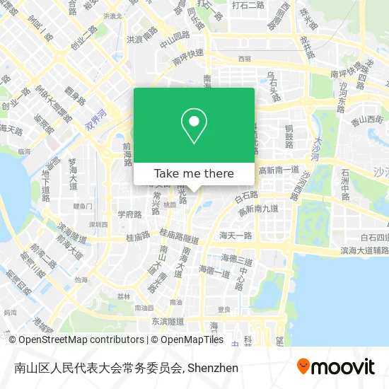 南山区人民代表大会常务委员会 map