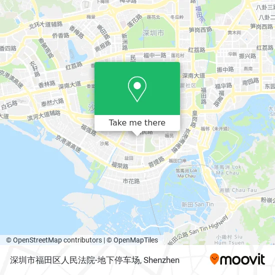 深圳市福田区人民法院-地下停车场 map