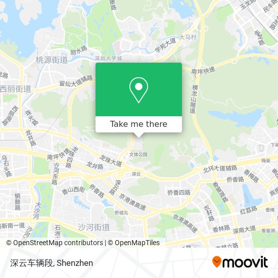 深云车辆段 map