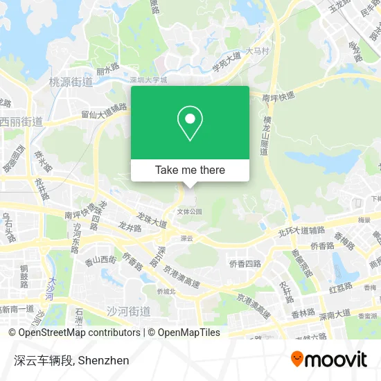 深云车辆段 map