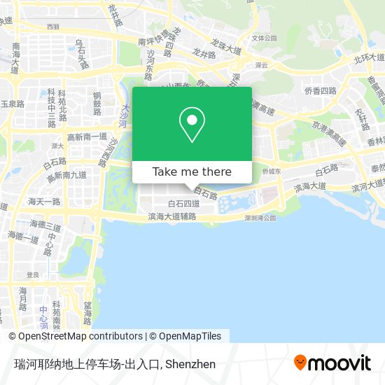 瑞河耶纳地上停车场-出入口 map