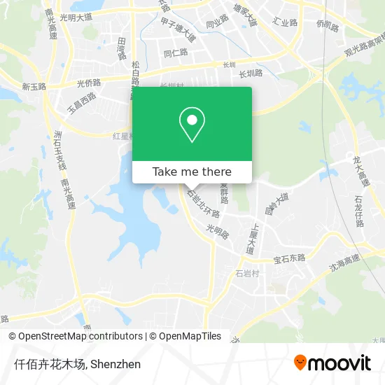 仟佰卉花木场 map