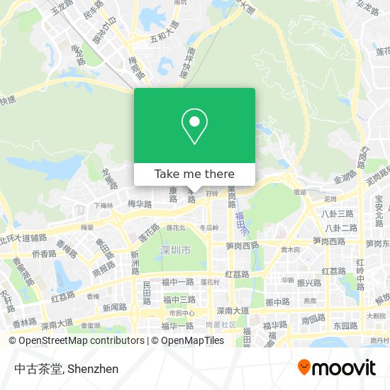 中古茶堂 map