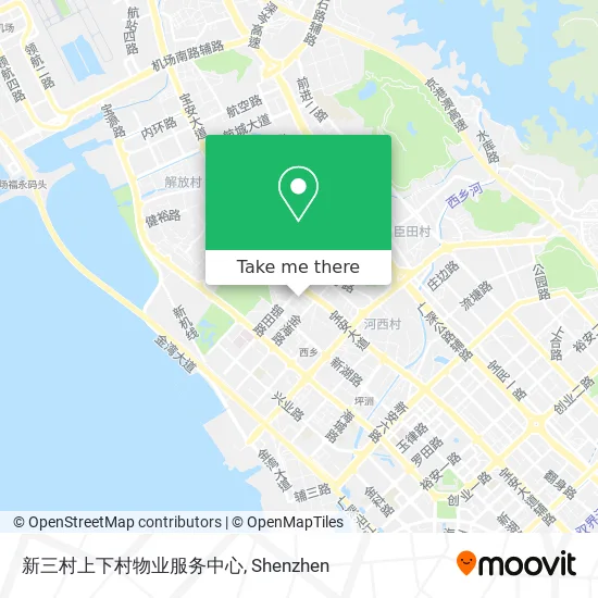 新三村上下村物业服务中心 map