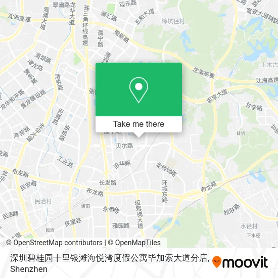 深圳碧桂园十里银滩海悦湾度假公寓毕加索大道分店 map
