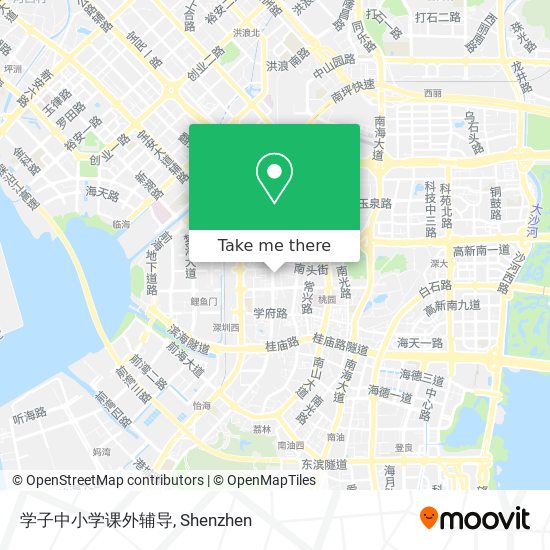 学子中小学课外辅导 map