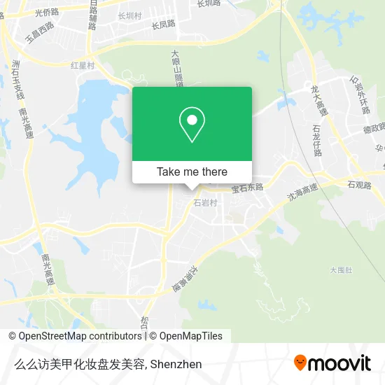 么么访美甲化妆盘发美容 map