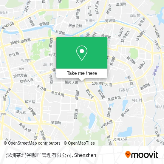 深圳茶玛谷咖啡管理有限公司 map