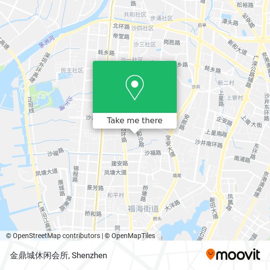 金鼎城休闲会所 map