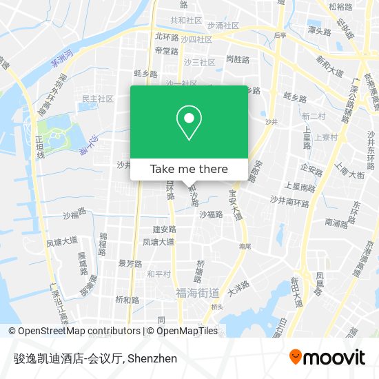 骏逸凯迪酒店-会议厅 map