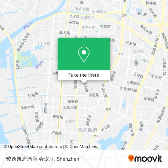 骏逸凯迪酒店-会议厅 map