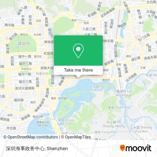 深圳海事政务中心 map