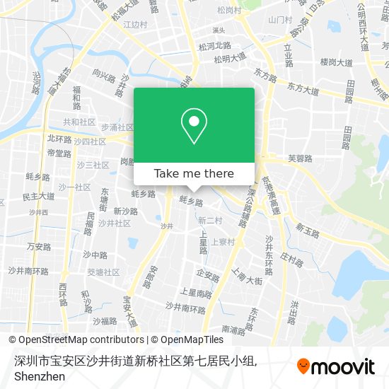 深圳市宝安区沙井街道新桥社区第七居民小组 map