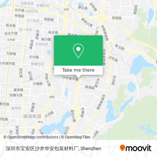 深圳市宝安区沙井华安包装材料厂 map