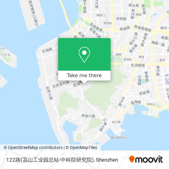 122路(茘山工业园总站-中科院研究院) map