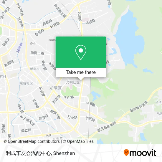 利成车友会汽配中心 map