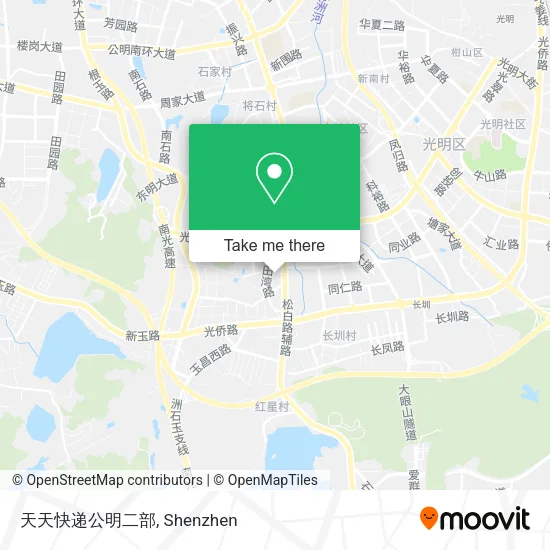 天天快递公明二部 map