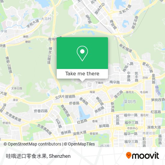 哇哦进口零食水果 map