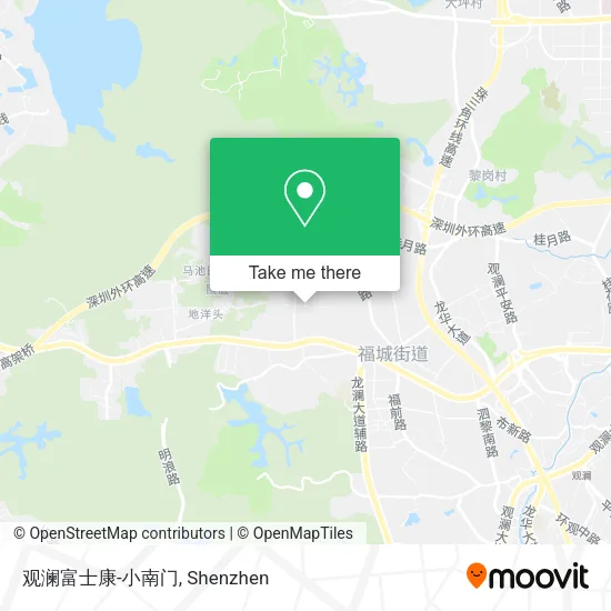 观澜富士康-小南门 map