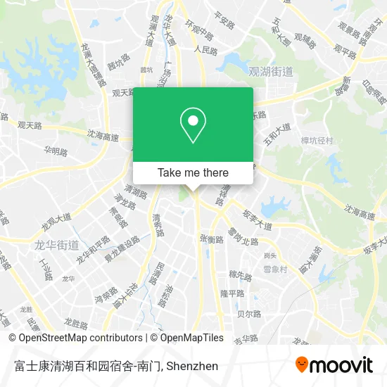 富士康清湖百和园宿舍-南门 map
