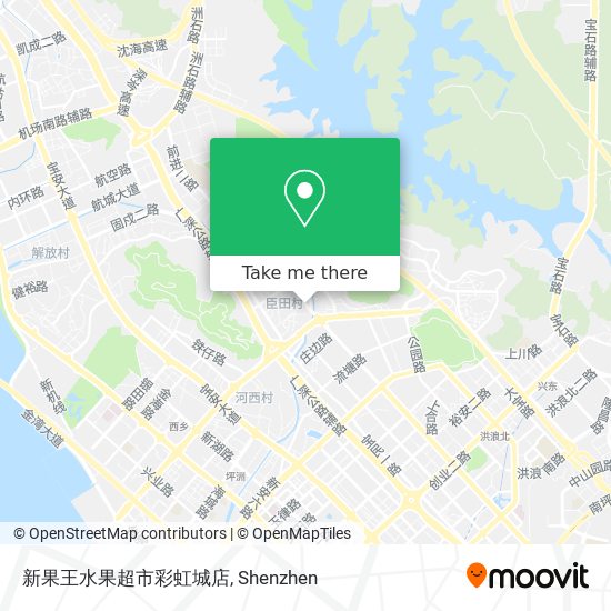 新果王水果超市彩虹城店 map
